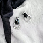 AKBO Black Rock Earrings Jewelry