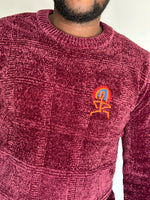 Akimbo n Bob Square Knit sweat shirt