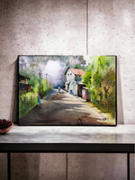 Street of Life Oil Painting